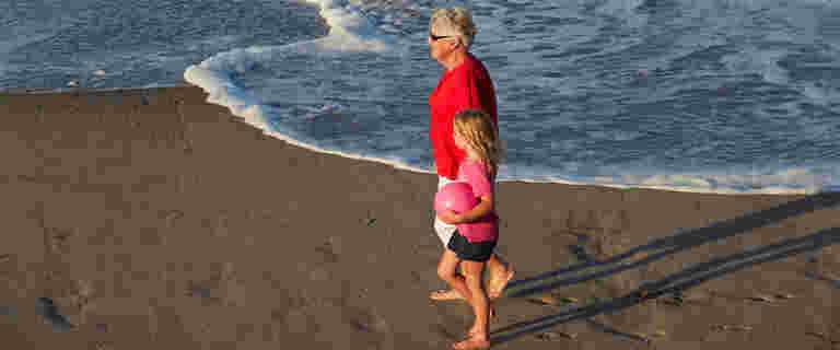 beach walk